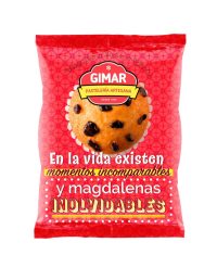 Mini magdalenas rellenas choco caja