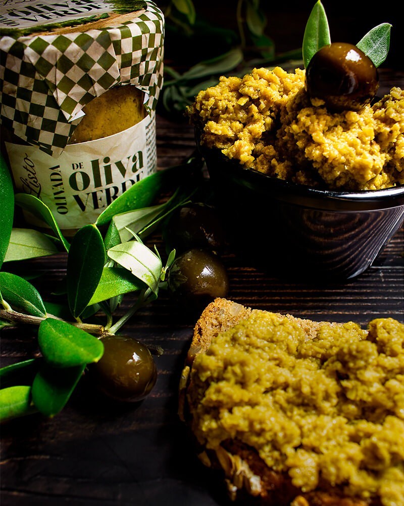 Olivada aceituna verde 5 pimientas - EL ESTANTE DE MURCIA