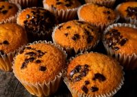 Mini magdalenas rellenas choco caja