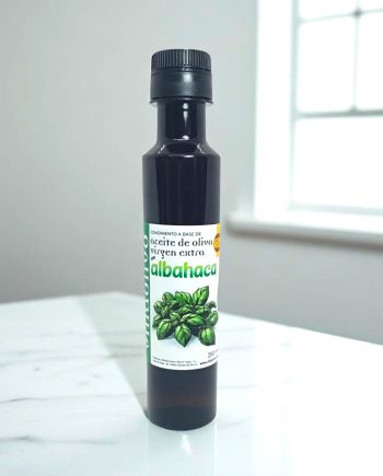 Aceite de oliva virgen extra Albahaca
