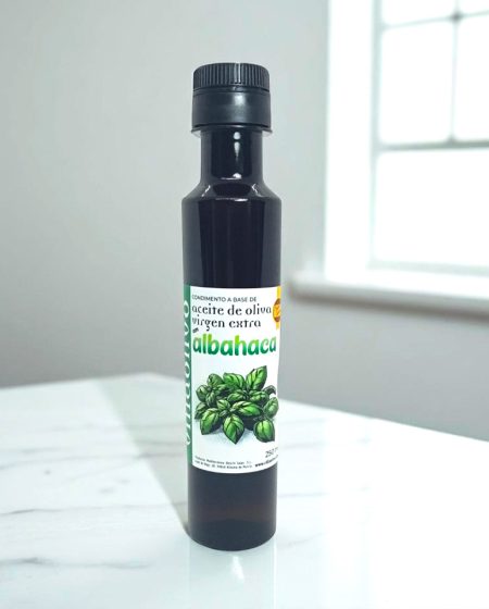 Aceite de oliva virgen extra Albahaca