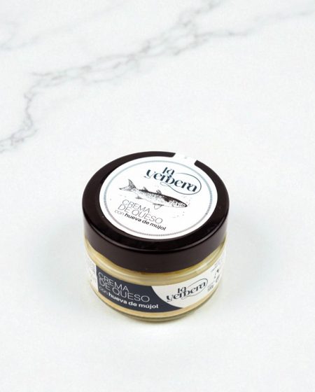 Crema de queso de cabra con hueva