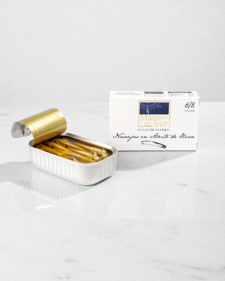 Navajas en aceite de oliva